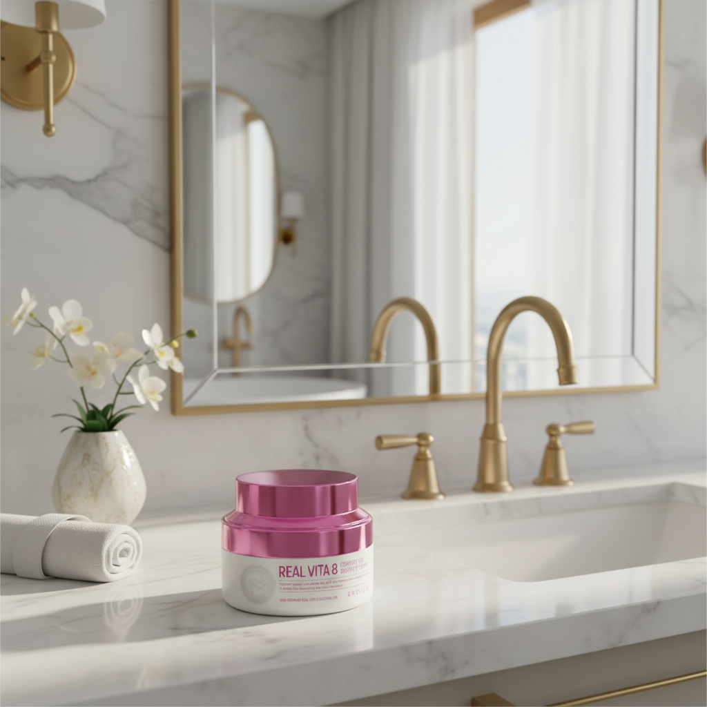 ENOUGH - Real Vita 8 Pro Bright Up Cream - Vitaminový krém pro rozjasněnou pleť - 50 ml