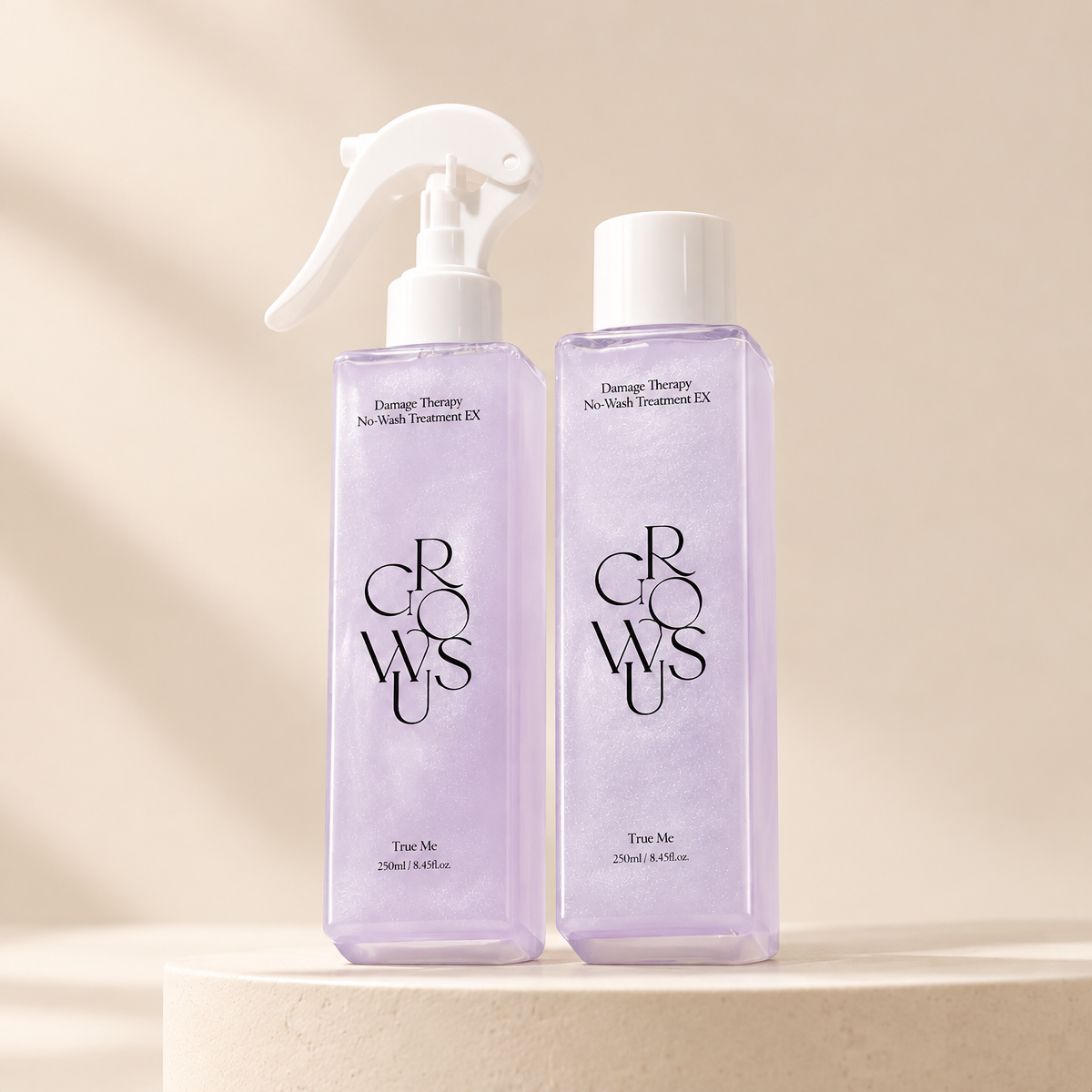 GROWUS - Damage Therapy No-Wash Treatment EX - Intenzivním bezoplachová kůra na poškozené vlasy - TRUE ME - 250 ml