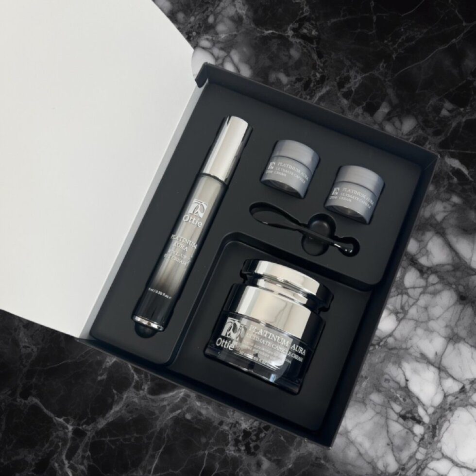 OTTIE - Platinum Aura Duo Set - Platinová Aura Dárková Sada - 4 ks