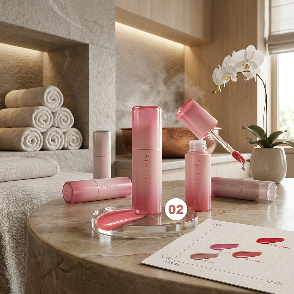 APERIRE - Breeze Dewy Tint 02 Melrose - Lehký tónující tint 02 Melrose - 4,5 g