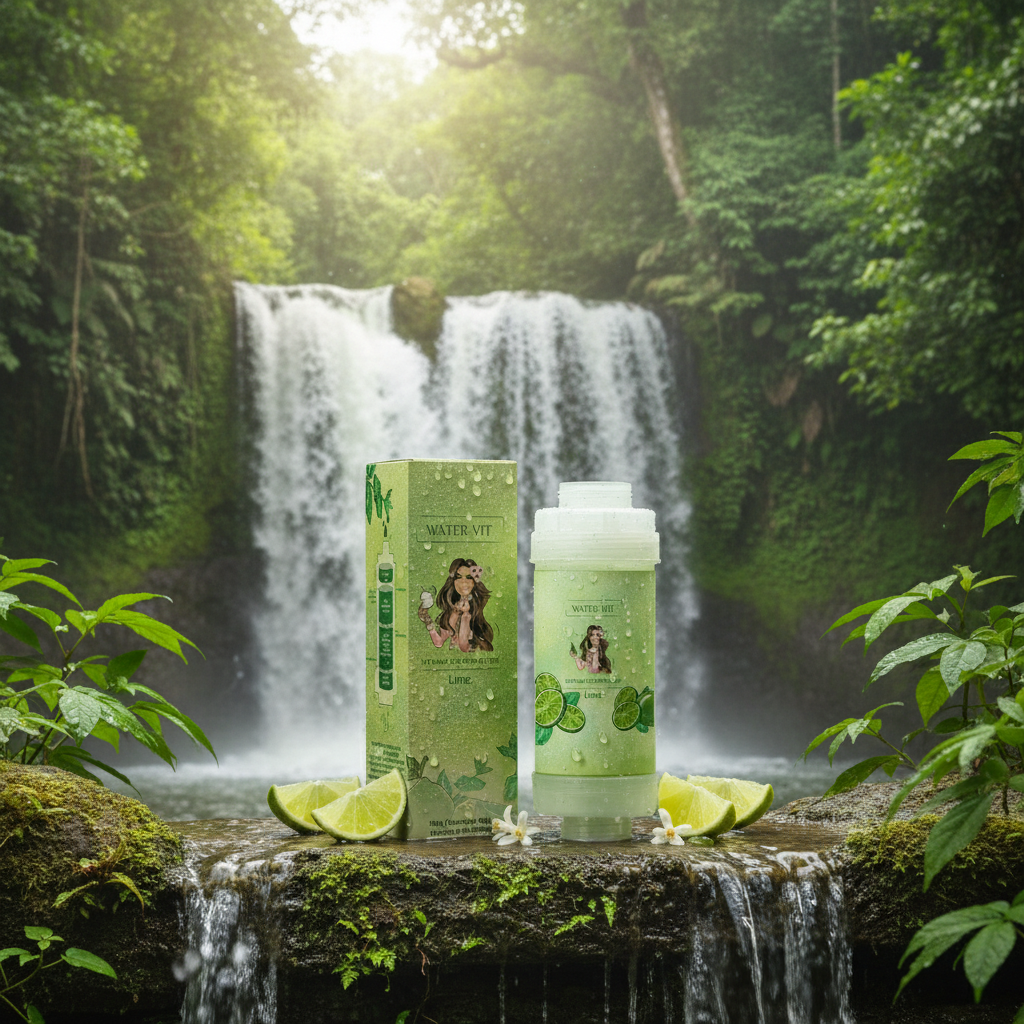 KOREJSKÁ KRÁSA - Vitamin Shower Filter - Vitaminový filtr do sprchy - LIME - 1ks