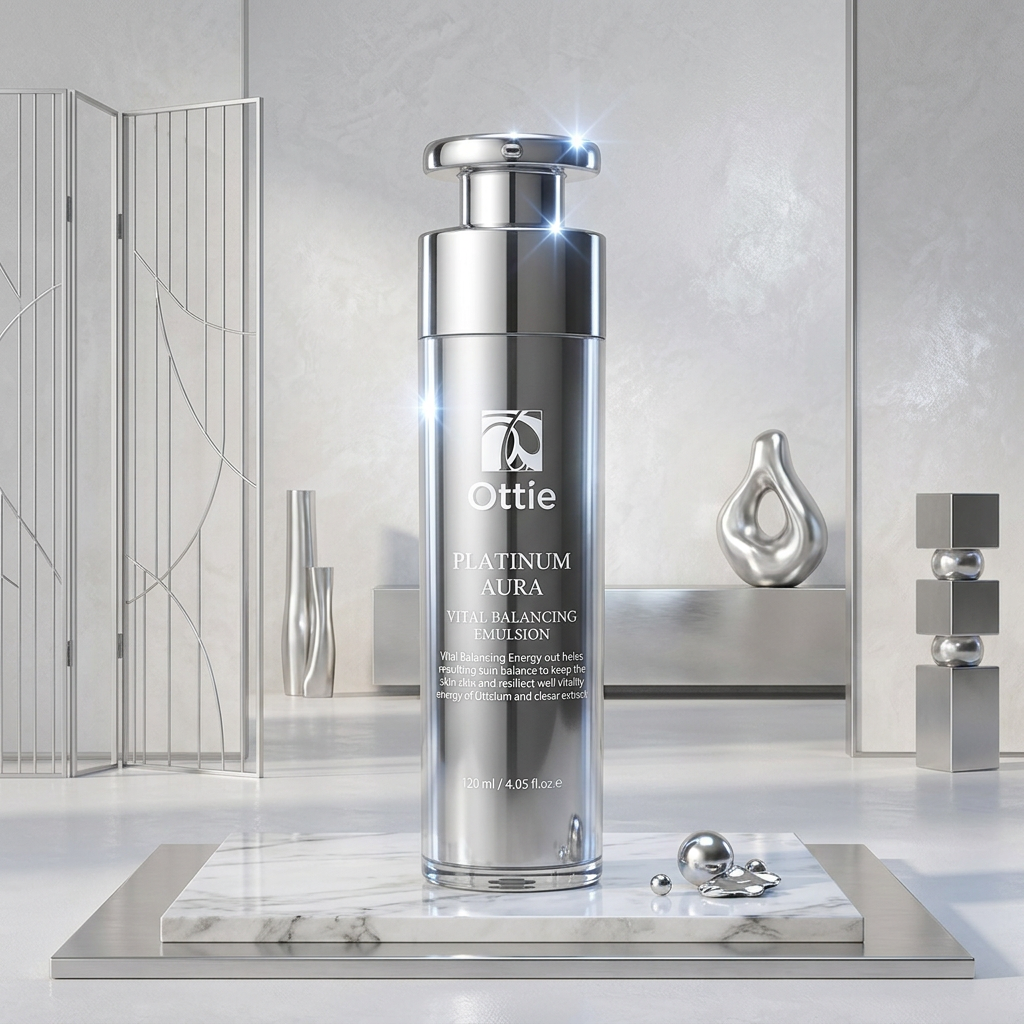 Ottie - Platinum Aura Vital Balancing Emulsion - Platinová emulze pro omlazení pleti - 120 ml