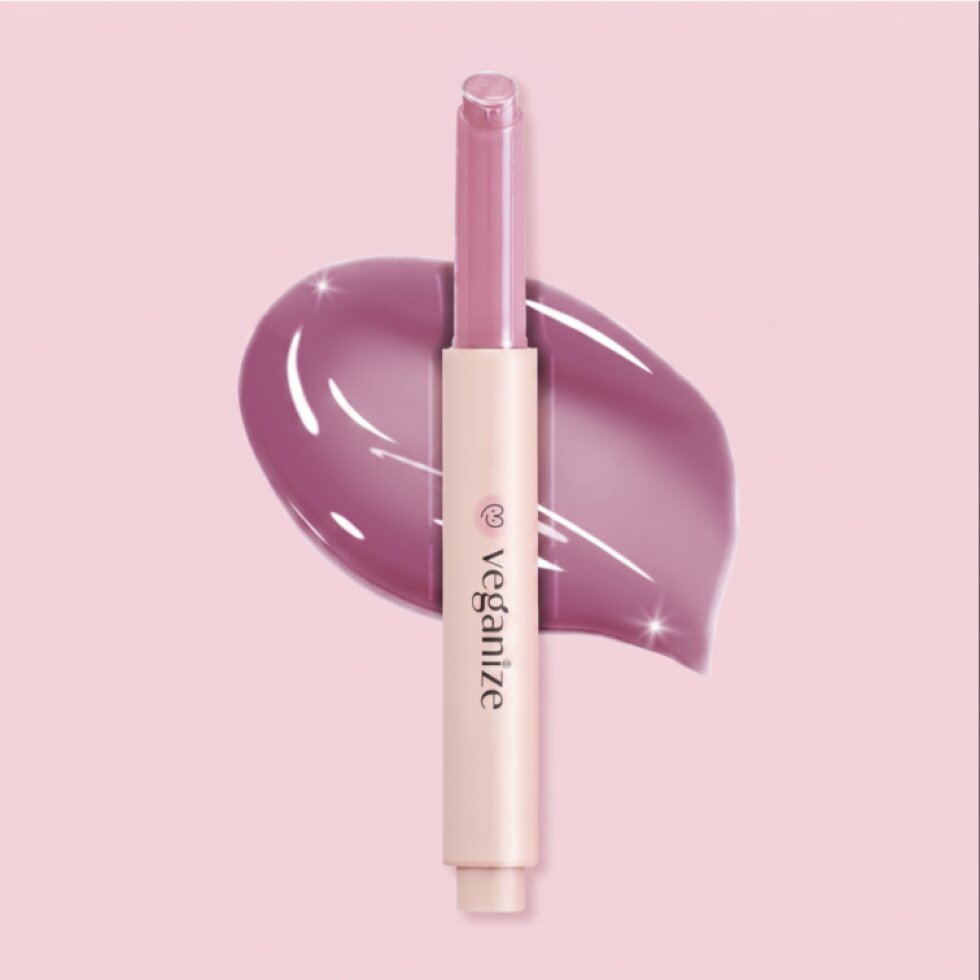VEGANIZE - Collagen Lip Glass Balm 07. Pale Petal - Kolagenový balzám na rty - 1,8 g
