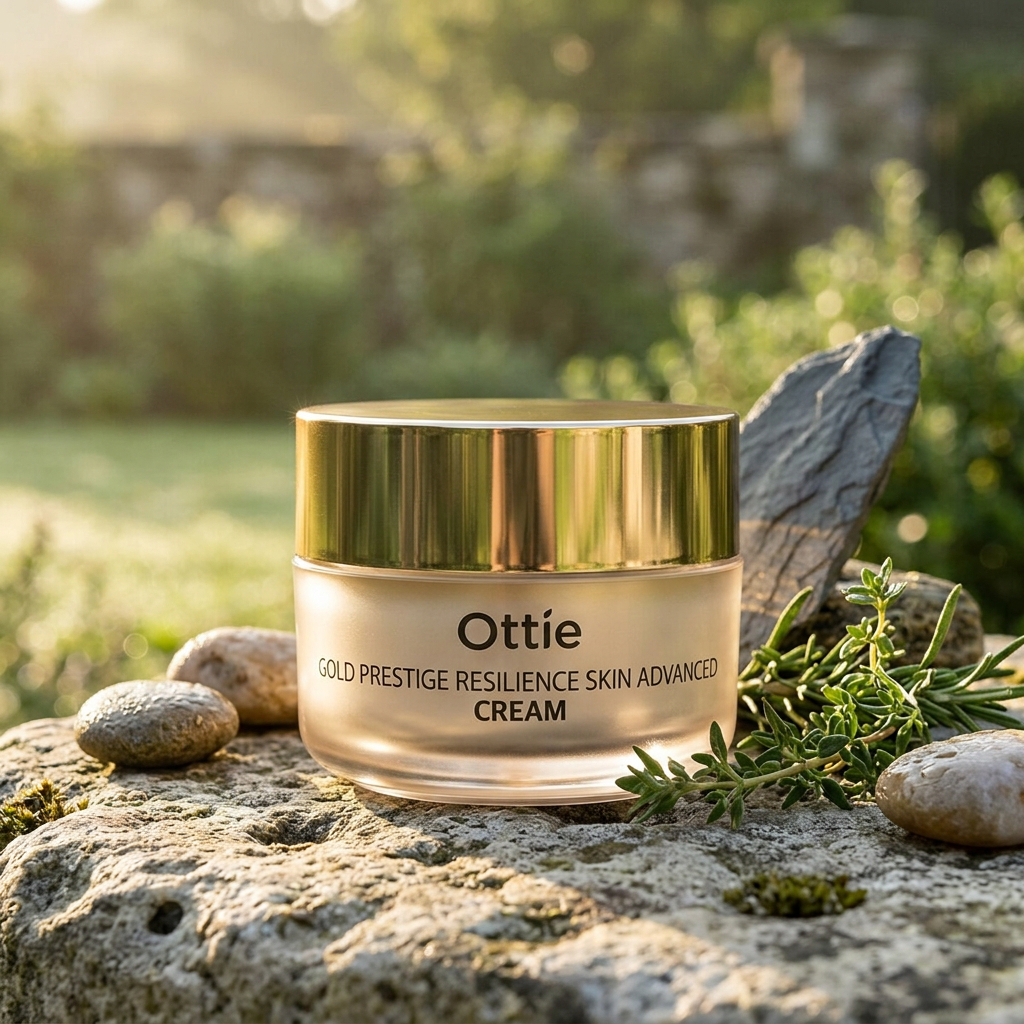 OTTIE - Gold Prestige Resilience Skin Advanced Cream - Revitalizační posilující krém proti stárnutí - 50 ml