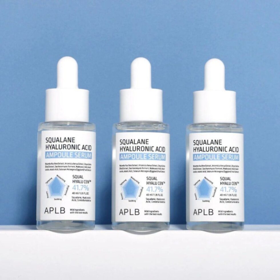 APLB - Squalane Hyaluronic Acid Ampoule Serum - Vysoce hydratační sérum se skvalanem a kyselinou hyaluronovou - 40 ml