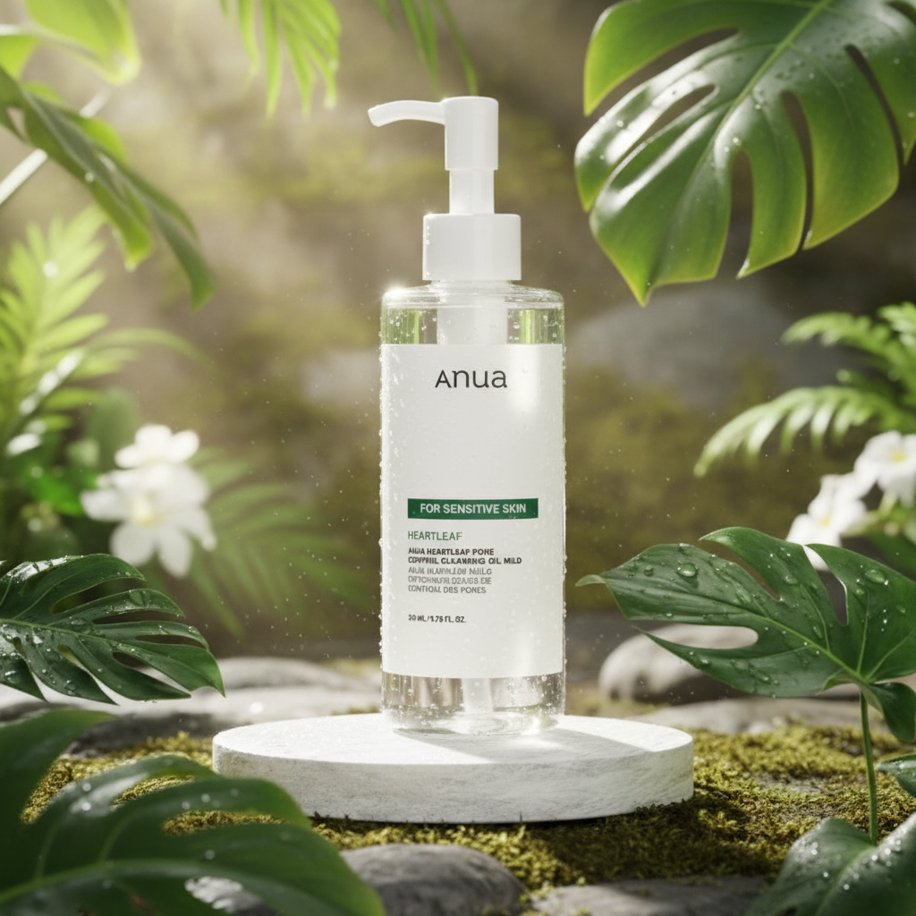 ANUA - Heartleaf Pore Control Cleansing Oil Mild - Odličovací olej bez parfemace - 200 ml