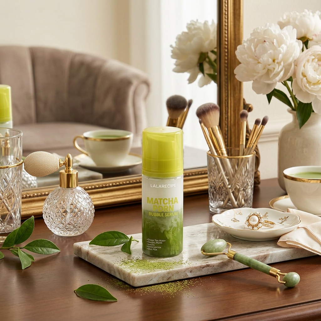 LALARECIPE - Matcha PDRN Bubble Serum – Pěnivé pleťové sérum s matchou a PDRN- 95 ml