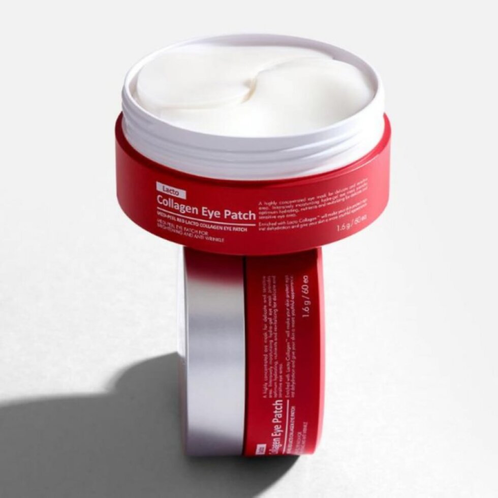 MEDI-PEEL - Lacto Collagen Eye Patch - Kolagenové polštářky pod oči - 60 ks