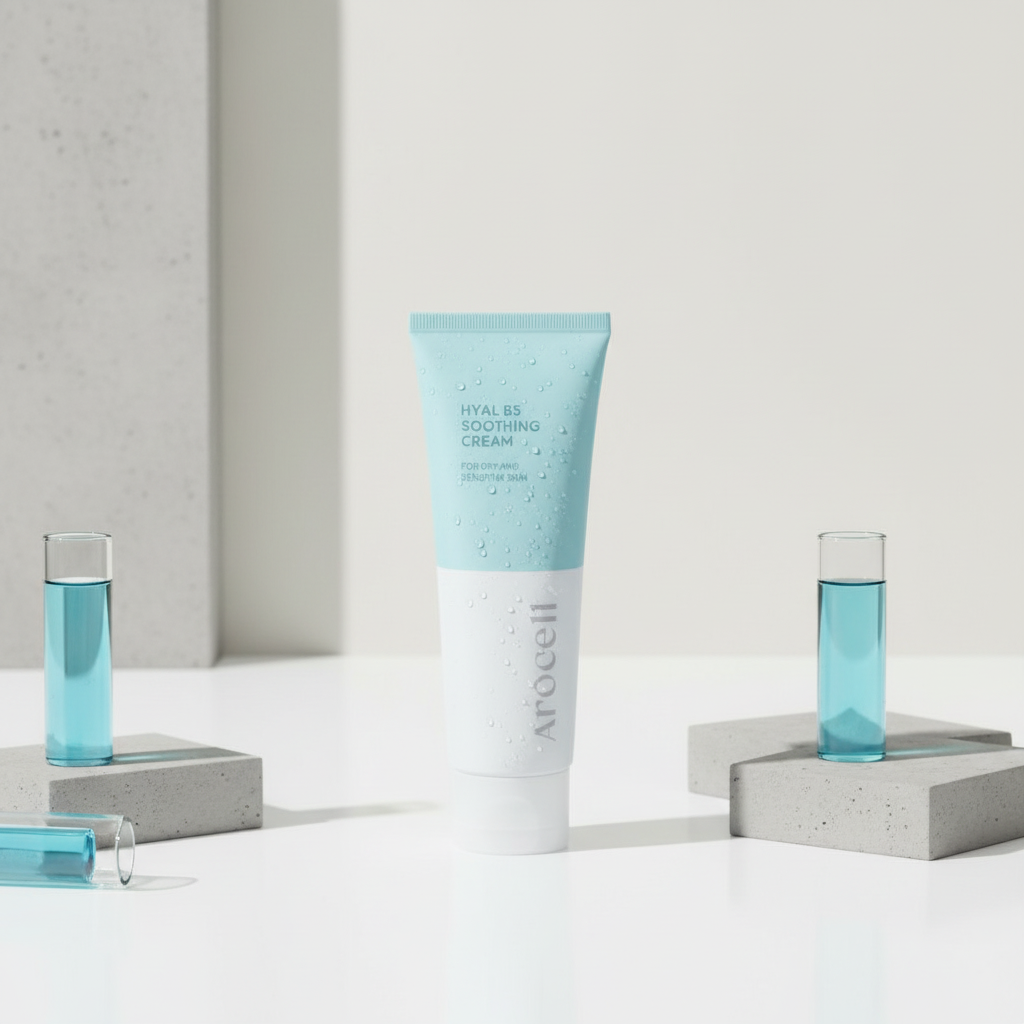 AROCELL - Hyal B5 Soothing Cream - Zklidňující krém s kyselinou hyaluronovou a vitamínem B5 - 80 ml