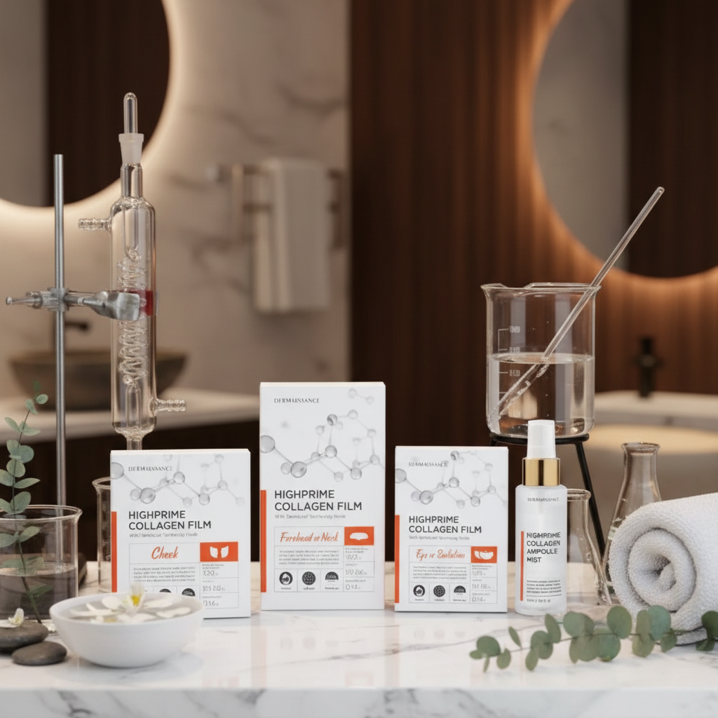 DERMARSSANCE - Highprime Collagen Flim set - SADA 15 kusů masek plus MLHA