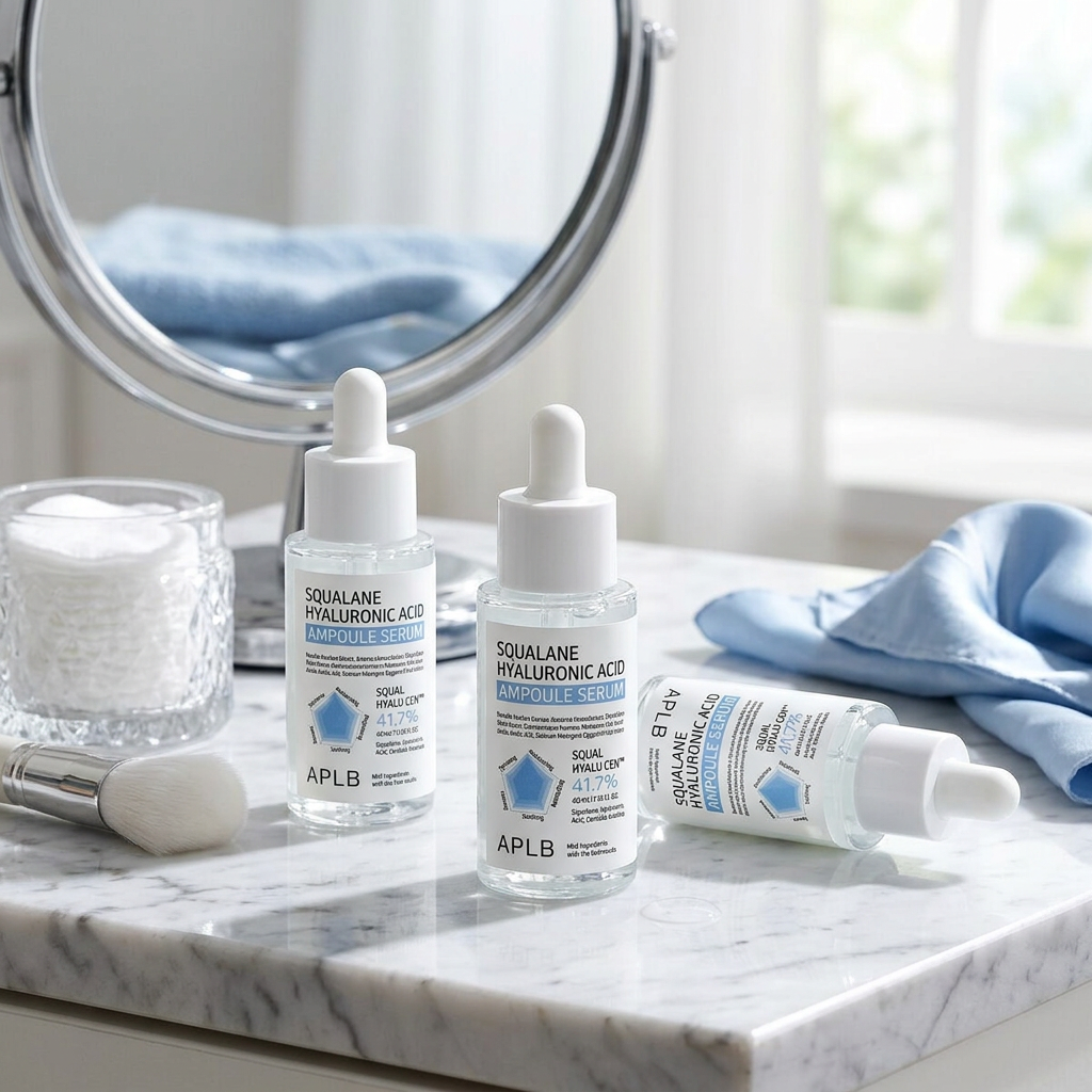 APLB - Squalane Hyaluronic Acid Ampoule Serum - Vysoce hydratační sérum se skvalanem a kyselinou hyaluronovou - 40 ml