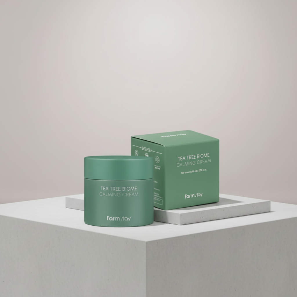 Farm Stay - Tea Tree Biome Calming Cream - Zklidňující krém s Tea Tree - 80ml