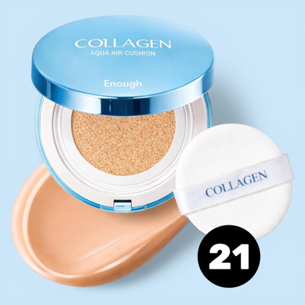 ENOUGH - Collagen Aqua Air Cushion - Kolagenový cushion #21 - 15 g