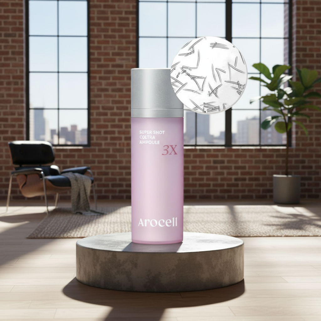 AROCELL - Super Shot Coltra Ampoule 3X - Mikrojehličkové sérum s s osmi druhy kolagenu a exosomy - 30 ml