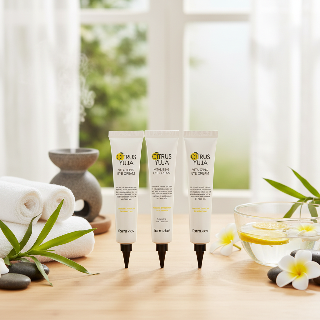 Farm Stay - Citrus Yuja Vitalizing Eye Cream - Rozjasňující oční krém - 45 ml