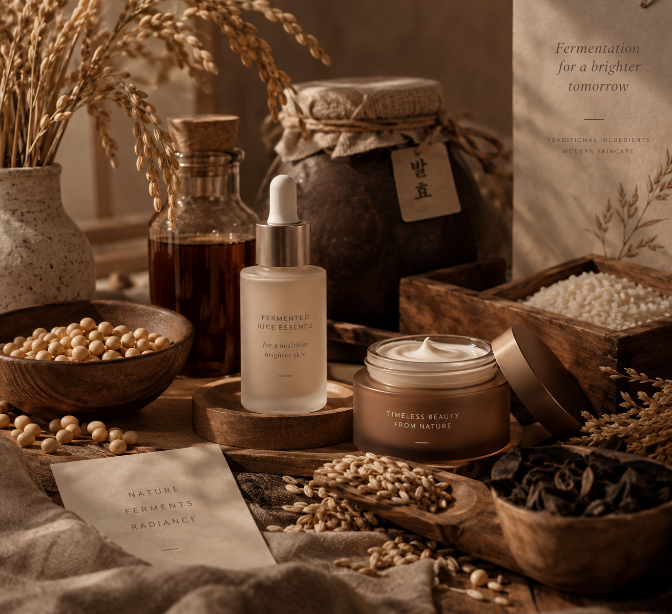 Fermentovaná kosmetika: Proč si kvasinky a fermentované výtažky získaly korejskou skincare?