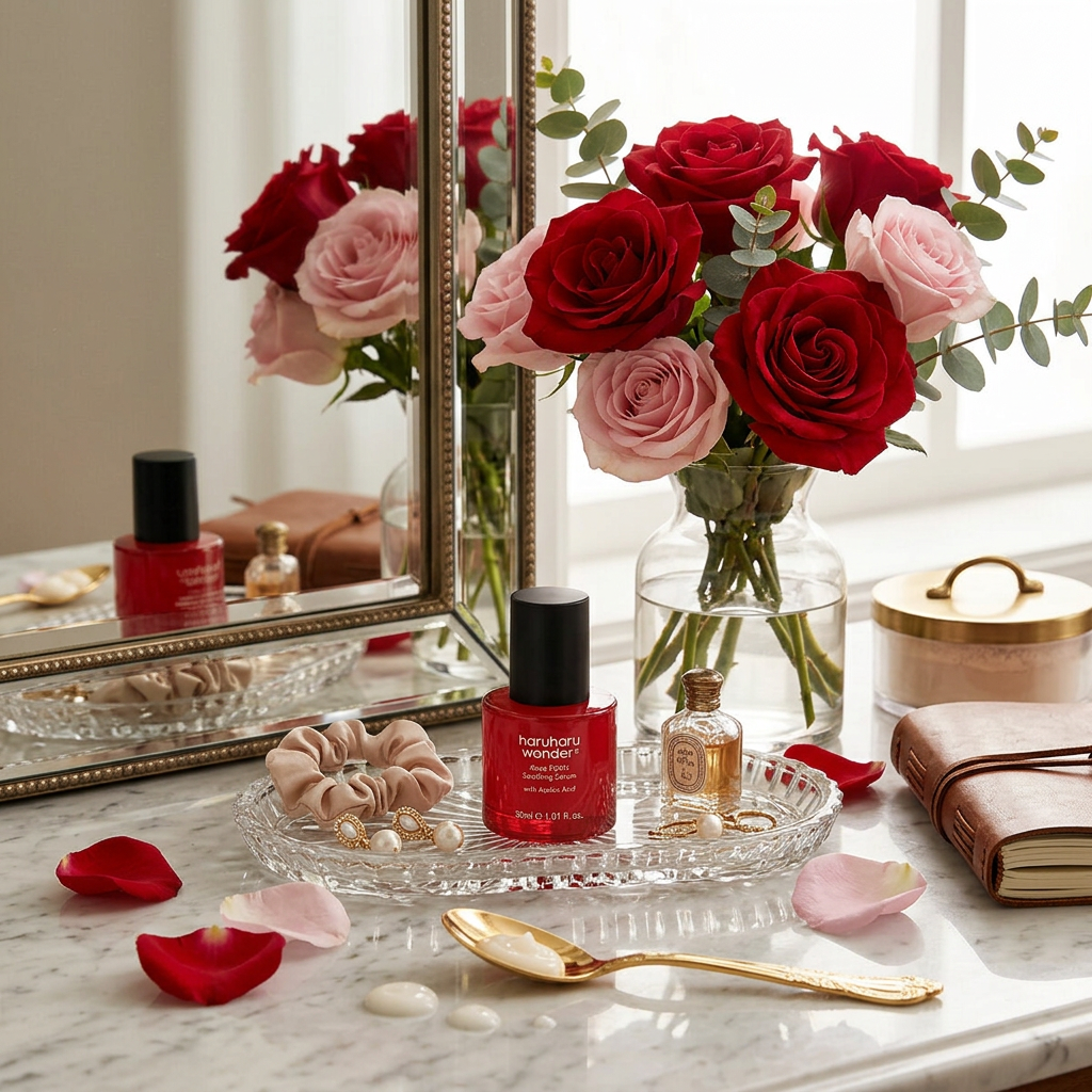 Haruharu WONDER - Rose PDRN Soothing Serum - Zklidňující sérum s PDRN - 30 ml