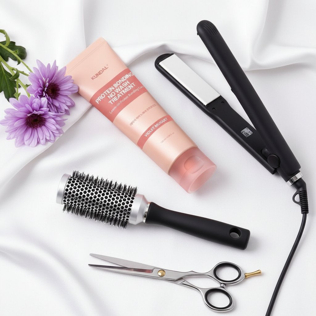 Kundal Protein Bonding Damage Care No Wash Treatment - Bezoplachová proteinová péče VIOLET MUGUET - 130 ml