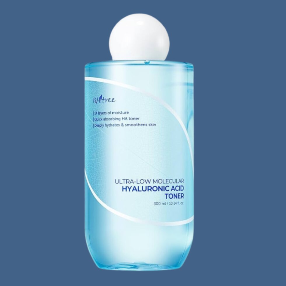 ISNTREE - Ultra-Low Molecular Hyaluronic Acid Toner - Hydratační toner s nízkomolekulární kyselinou hyaluronovou - 300 ml