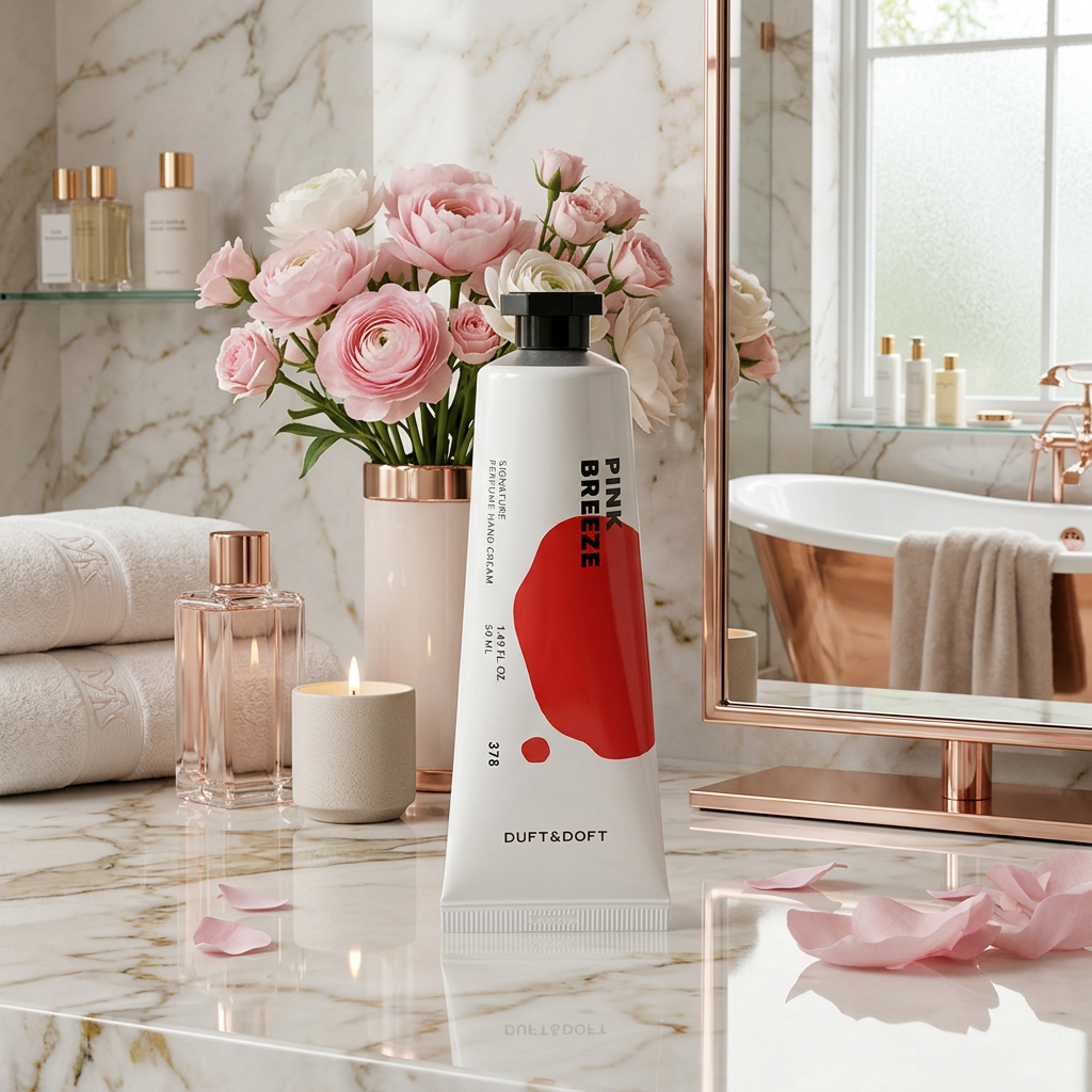 DUFT & DOFT - Signature Perfume Hand Cream Pink Breeze - Parfémovaný krém na ruce Pink Breeze - 50 ml