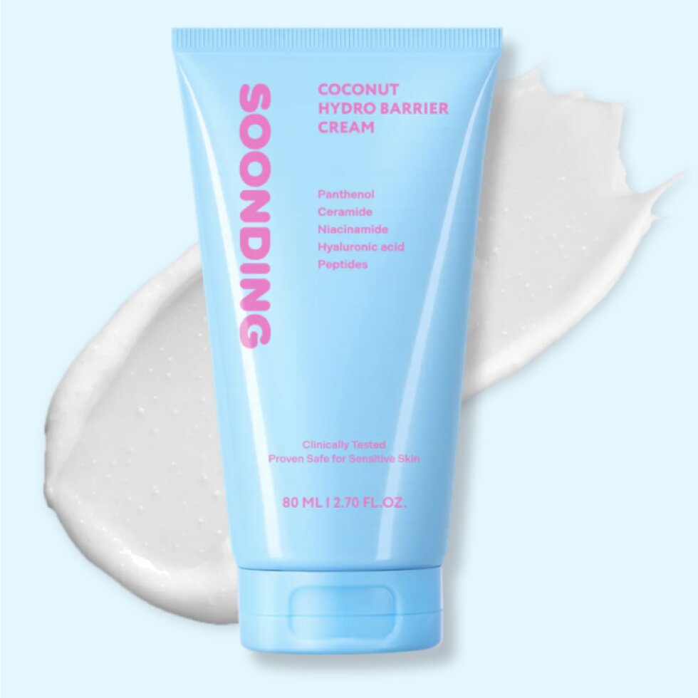 SOONDING - Coconut Hydro Barrier Cream - Hydratační bariérový krém s kokosem - 80 ml