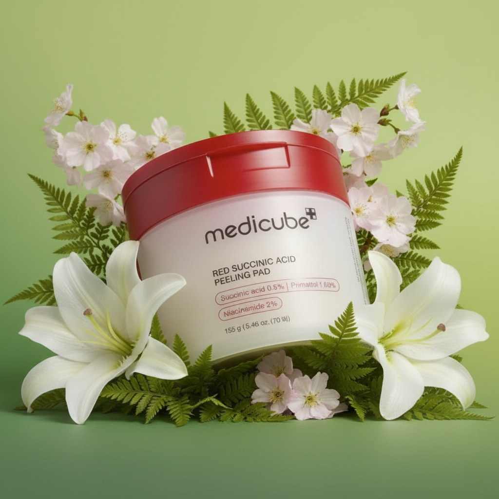 Medicube - Red Succinic Peeling Pad - Červené peelingové tampónky - 70 ks