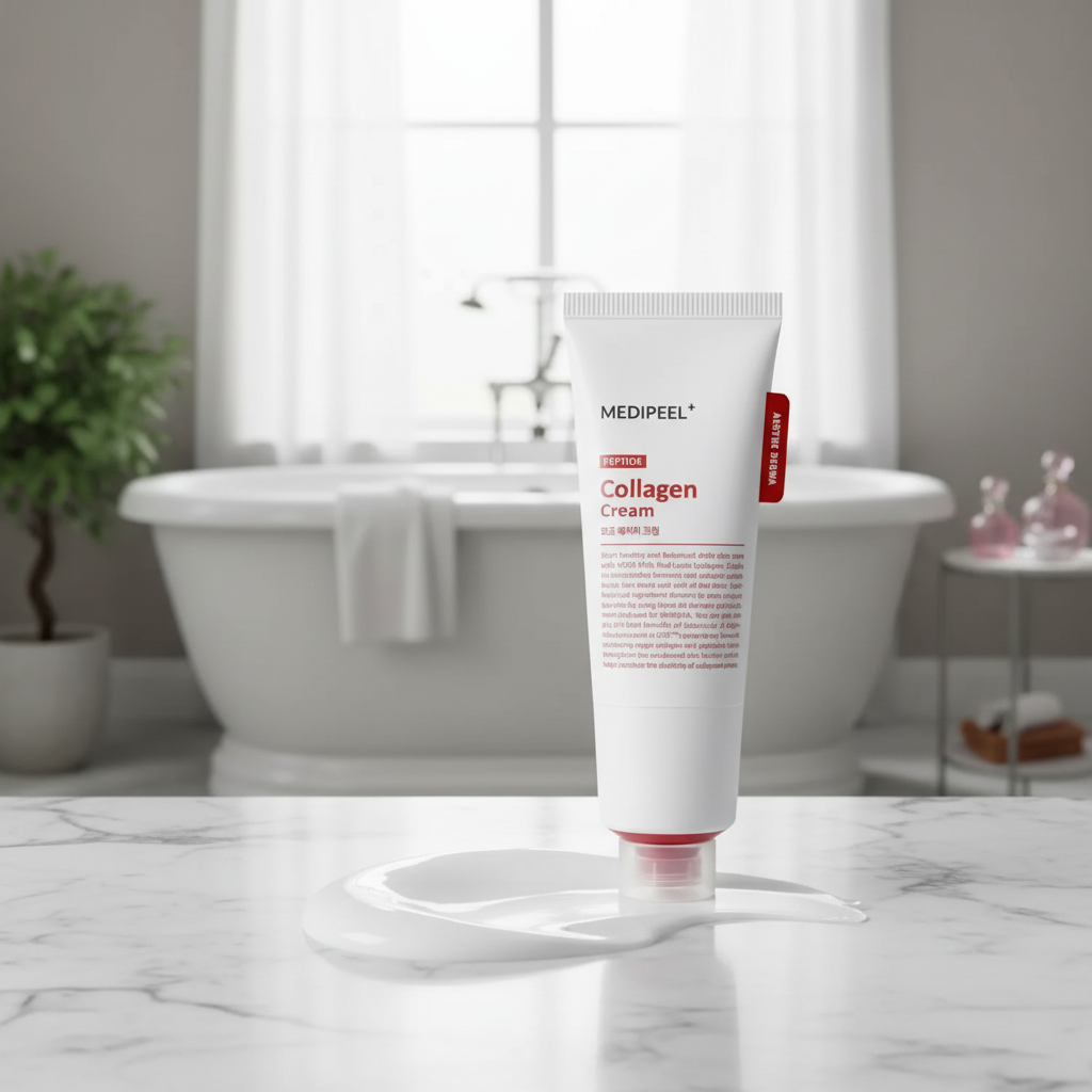 MEDI-PEEL - Red Lacto Peptide Collagen Barrier Cream - Kolagenový krém pro celkové zlepšení pleti - 80 ml