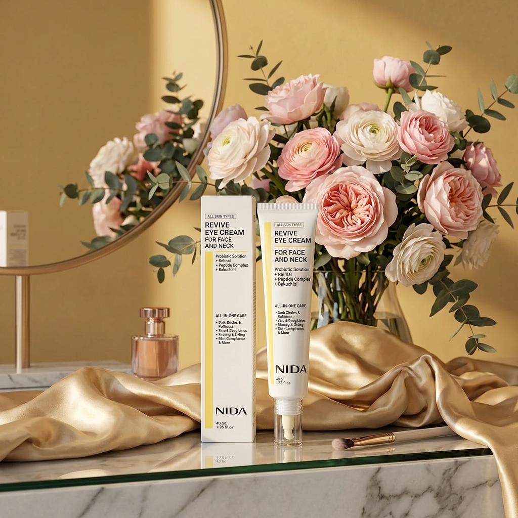 NIDA - Revive Eye Cream For Face And Neck - Obnovující oční krém na obličej a krk - 40 ml