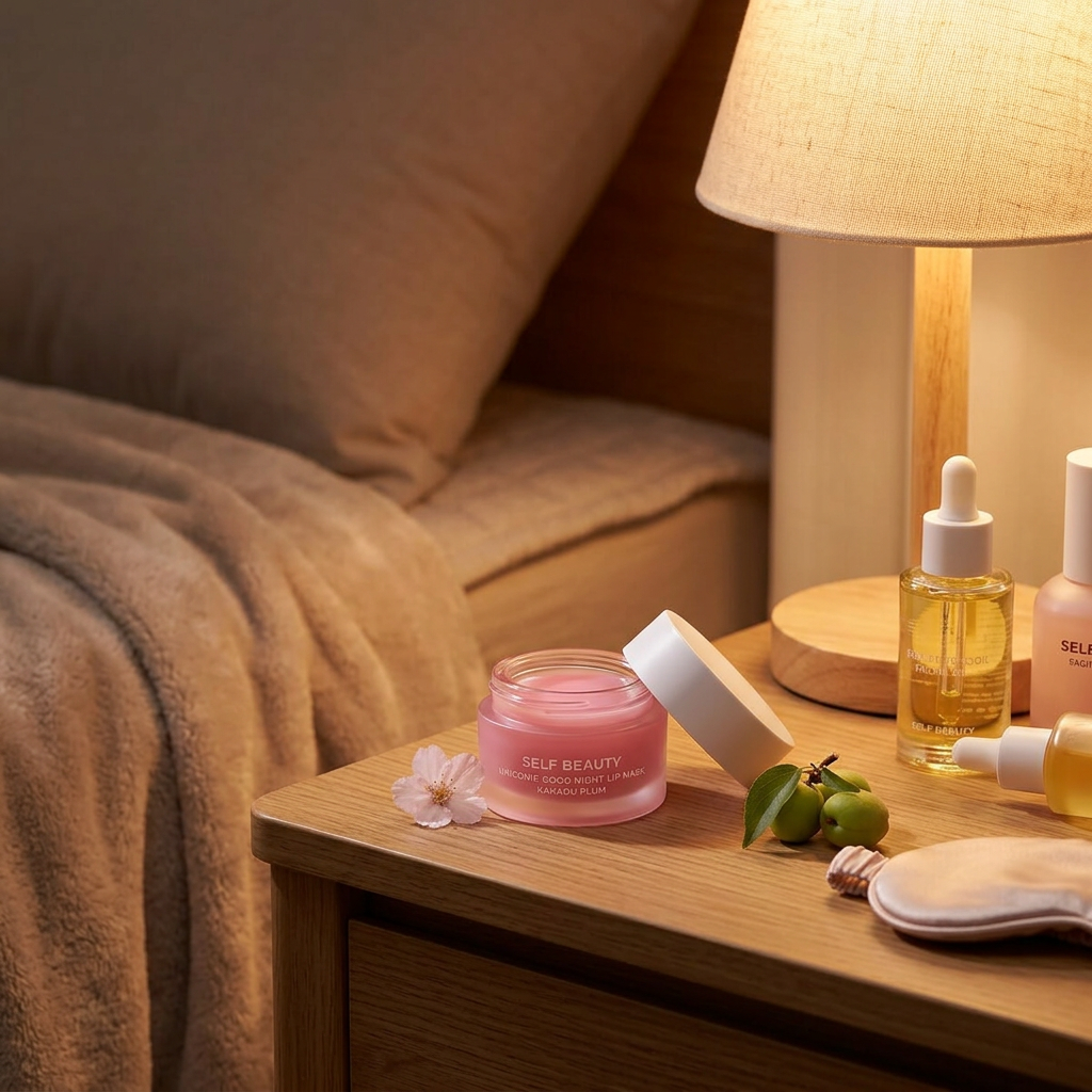 SELF BEAUTY - Uniconic Good Night Lip Mask Kakadu Plum - Noční maska na rty s kakadu švestkou - 14,5g