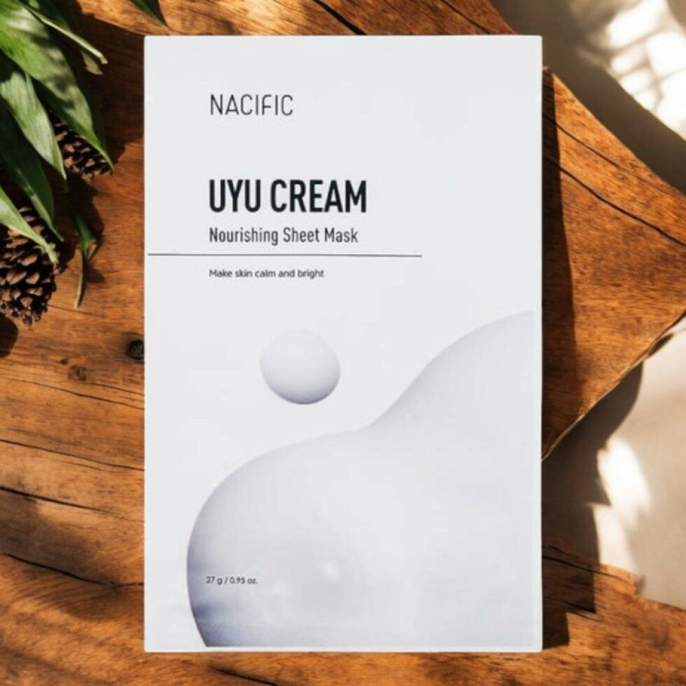 NACIFIC - Uyu Cream Nourishing Mask Pack - Krémová rozjasňující plátýnková maska - 30 ml