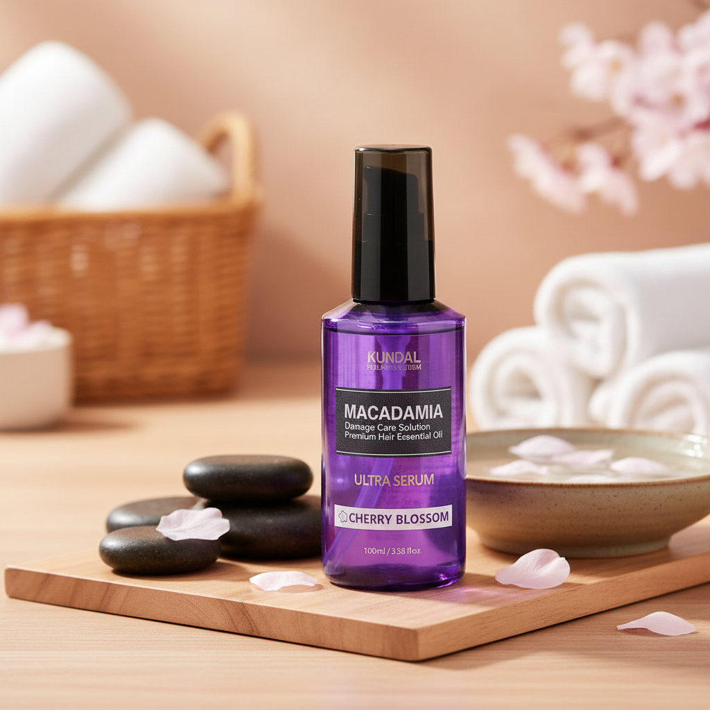 Kundal Hair Serum - Regenerační vlasové sérum s vůní CHERRY BLOSSOM - 100 ml
