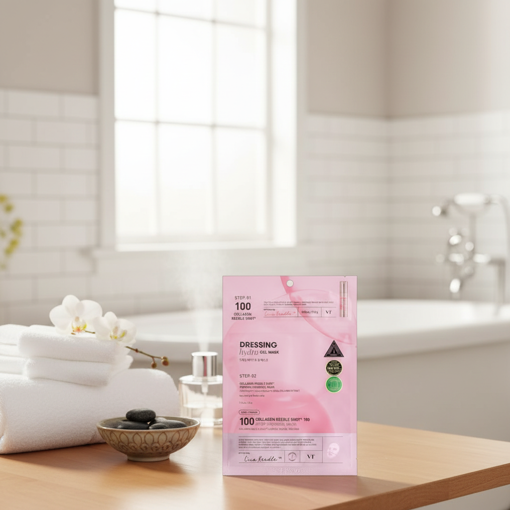 VT - Collagen Reedle Shot 100 2 Step Hydrogel Mask - Kolagenová hydrogelová dvoufázová pleťová maska