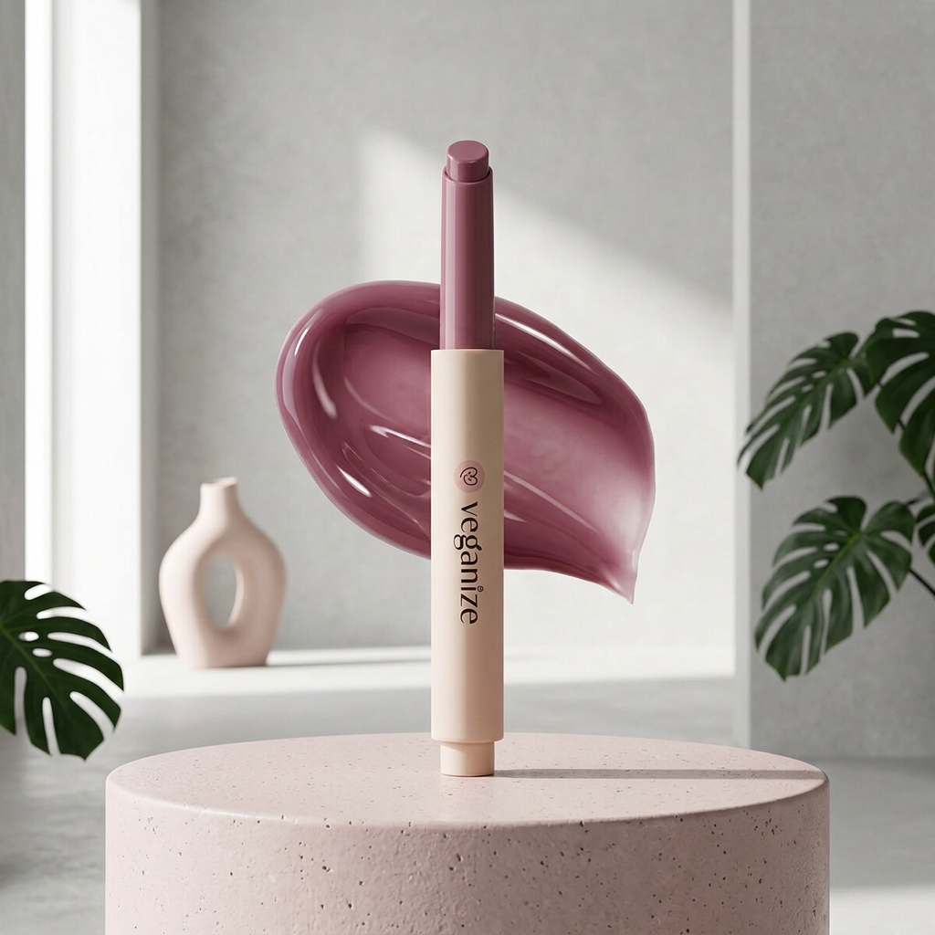 VEGANIZE - Collagen Lip Glass Balm 07. Pale Petal - Kolagenový balzám na rty - 1,8 g