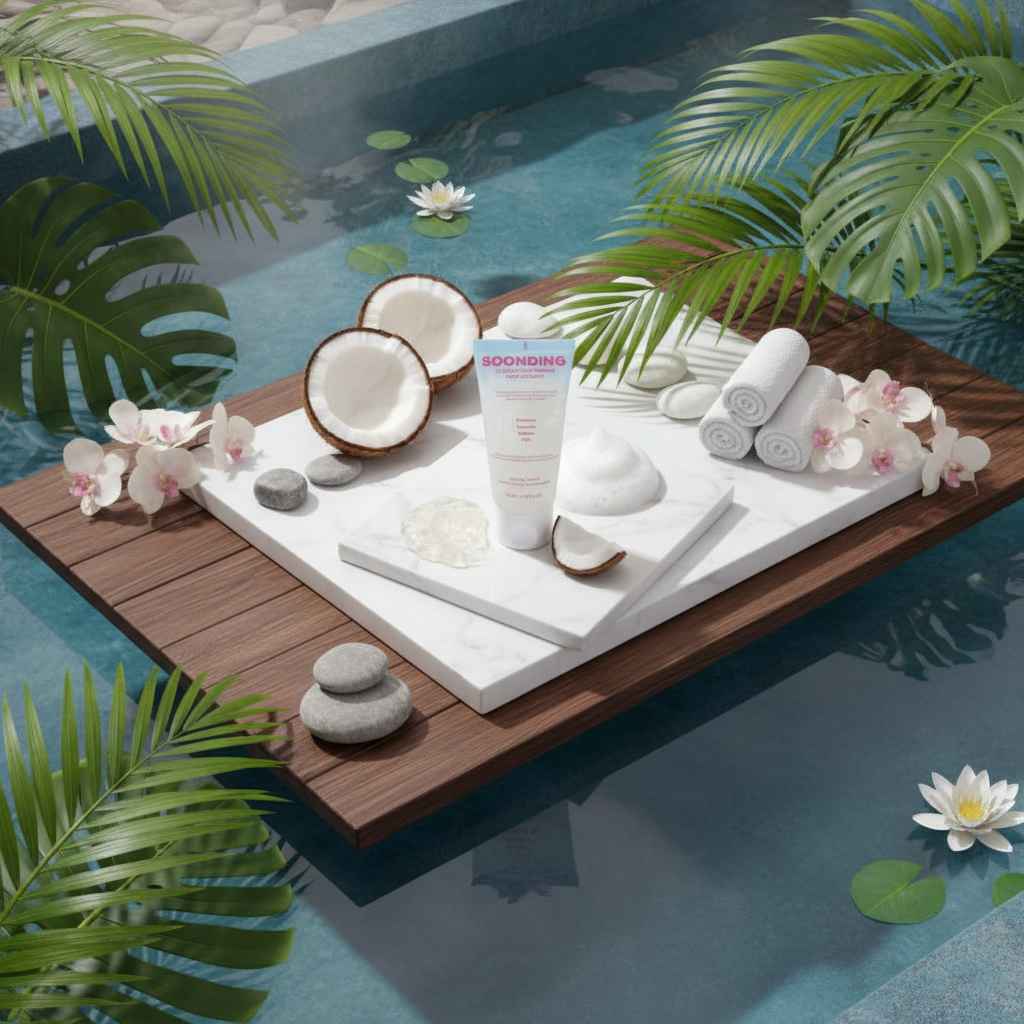 SOONDING - Coconut Jelly Pudding Pore Cleanser - Čisticí gel na póry s kokosovým želé - 50 ml