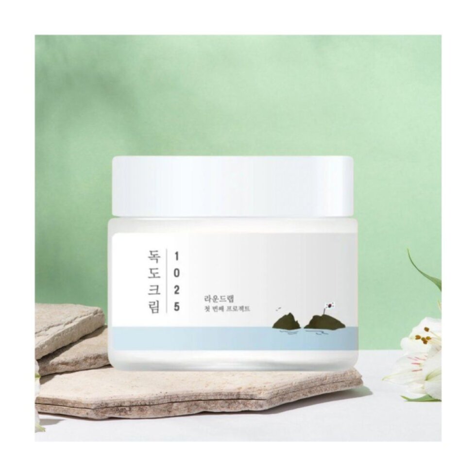 ROUND LAB - 1025 Dokdo Cream - Pleťový krém s ceramidy - 80 ml