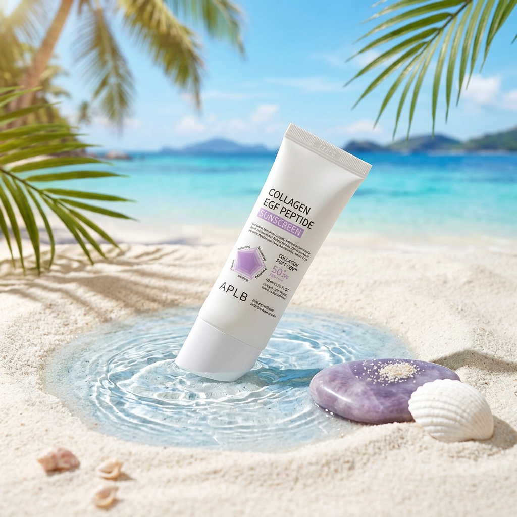 APLB - Collagen EGF Peptide Sunscreen SPF50+ PA++++ - Zpevňující, hydratační SPF s peptidy a kolagenem - 40 ml