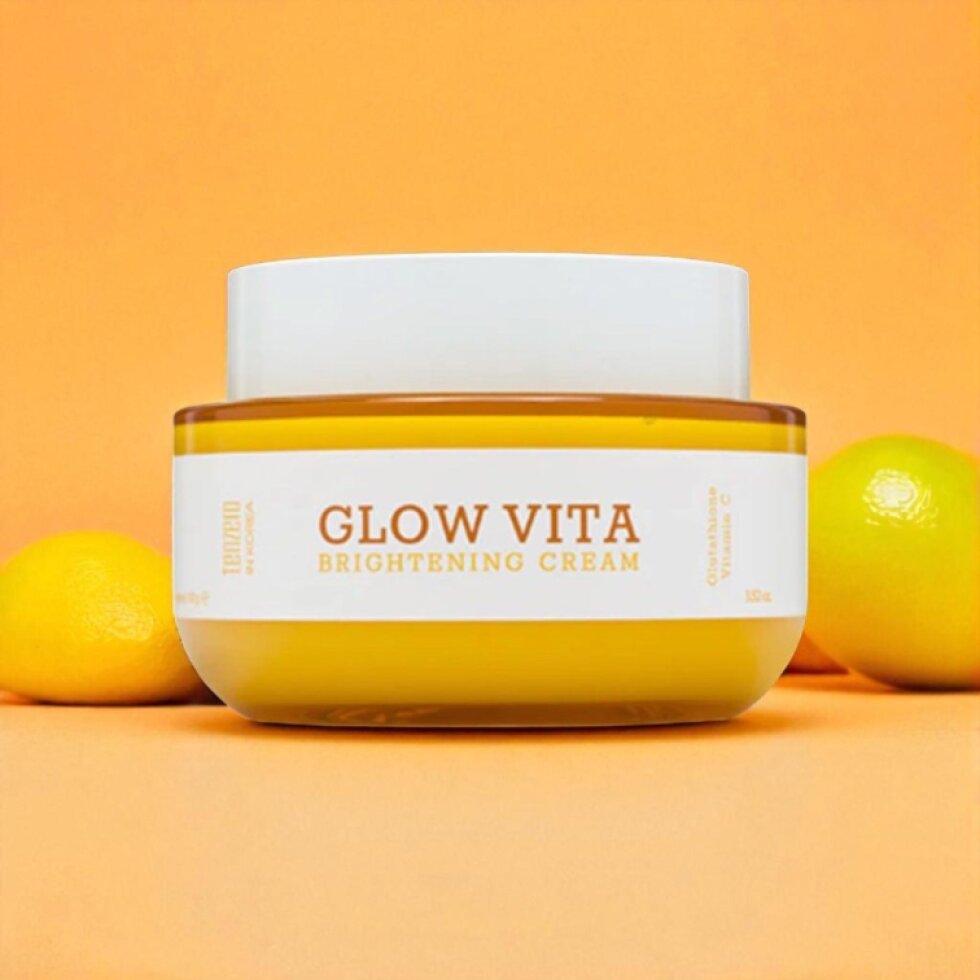TENZERO - Glow Vita Brightening Cream - Rozjasňující pleťový krém s vitamíny Glow Vita - 100 g