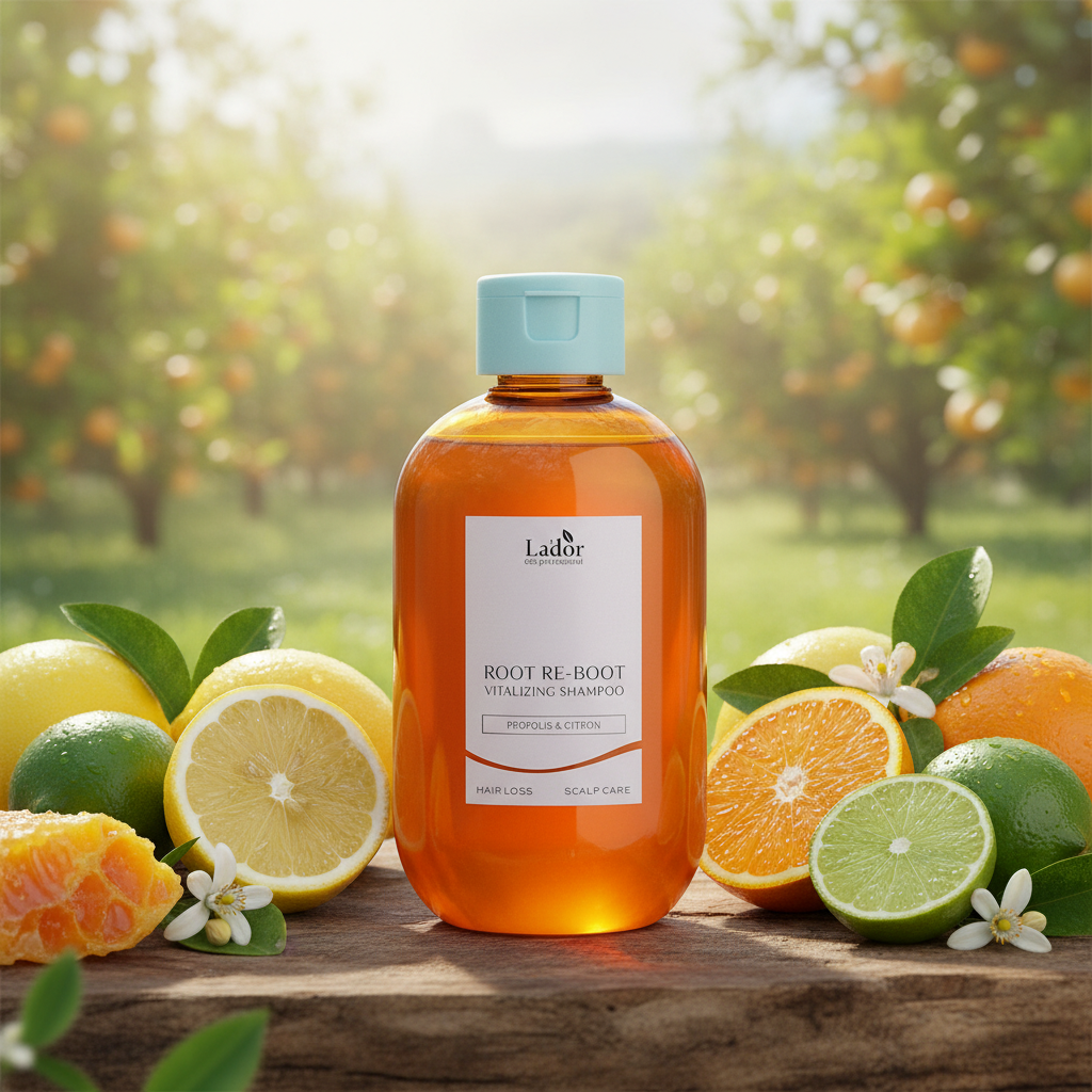 Lador - Root Re-Boot Vitalizing Shampoo Propolis & Citron - Povzbuzující šampon proti vypadávaní vlasů s propolisem a citronem - 300 ml