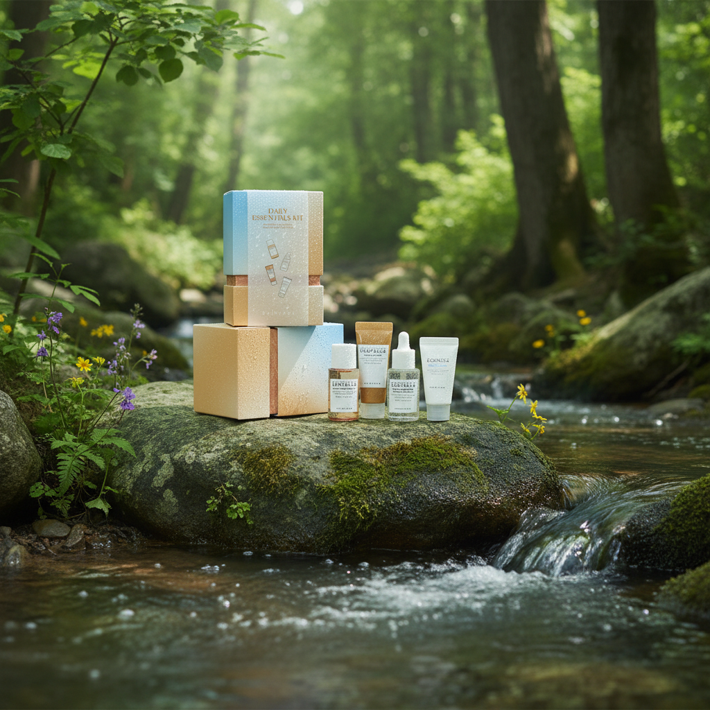 SKIN1004 - Daily Essential Kit - Set produktů základní péče s centellou - 4 ks