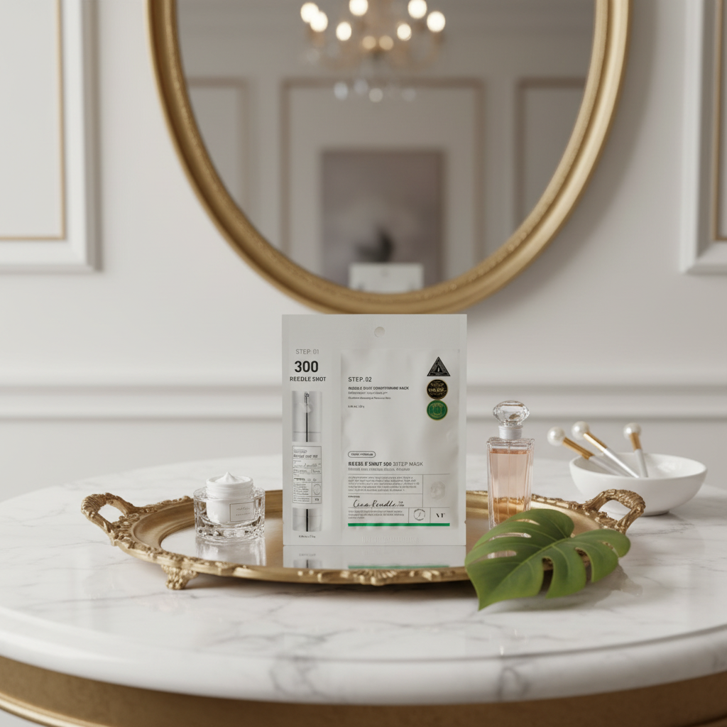 VT - Reedle Shot 300 2 Step Mask - Dvoufázová pleťová maska s mikrojehličkami - 25 g,1,5 g