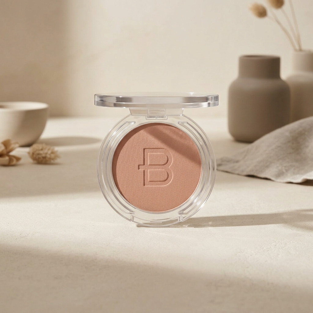 B.O.M. - Mood Flex Power Blush 02 Beige Rose - Pudrová tvářenka - 4,5 g