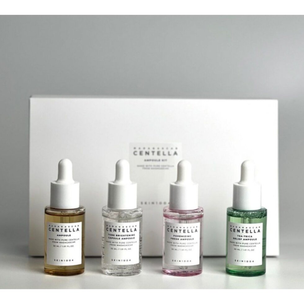 SKIN1004 - Madagascar Centella Ampoule Kit - Sada miniatur - 4x30ml