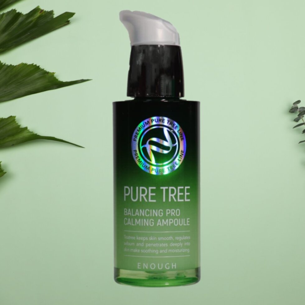 ENOUGH - Pure Tree Balancing Pro Calming Ampoule - Zklidňující ampoule s tea tree - 30 ml