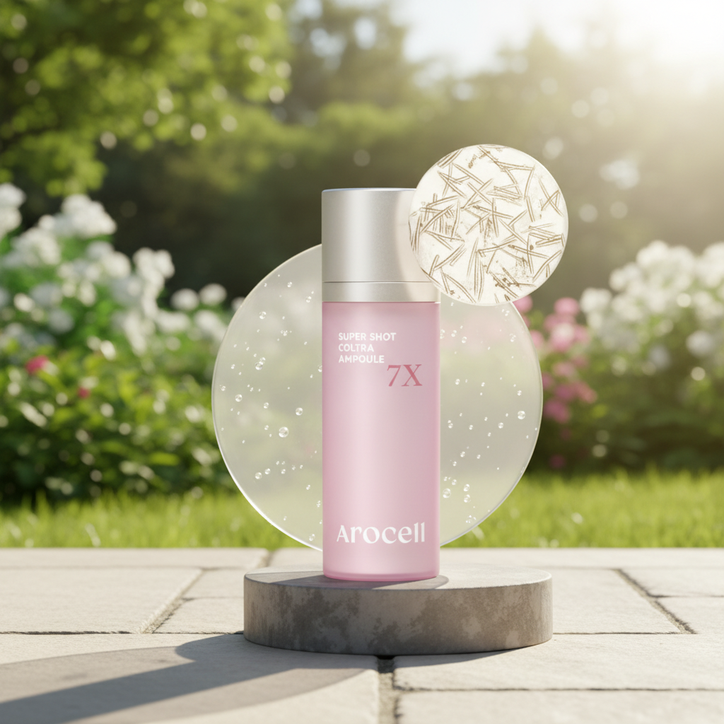 AROCELL - Super Shot Coltra Ampoule 7X - Mikrojehličkové sérum s s osmi druhy kolagenu a exosomy - 30 ml