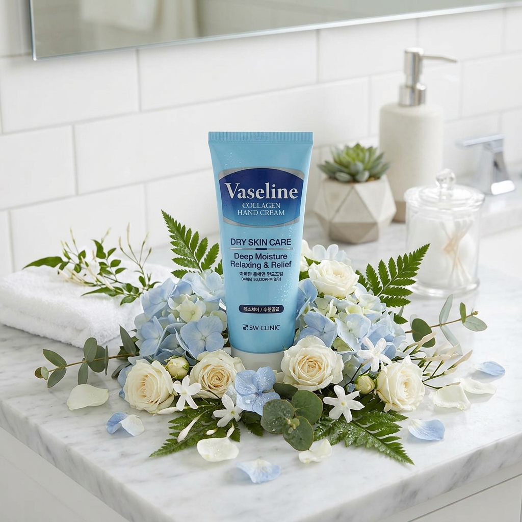 3W CLINIC - Vaseline Collagen Hand Cream - Vazelínový a kolagenový krém na ruce - 100 g