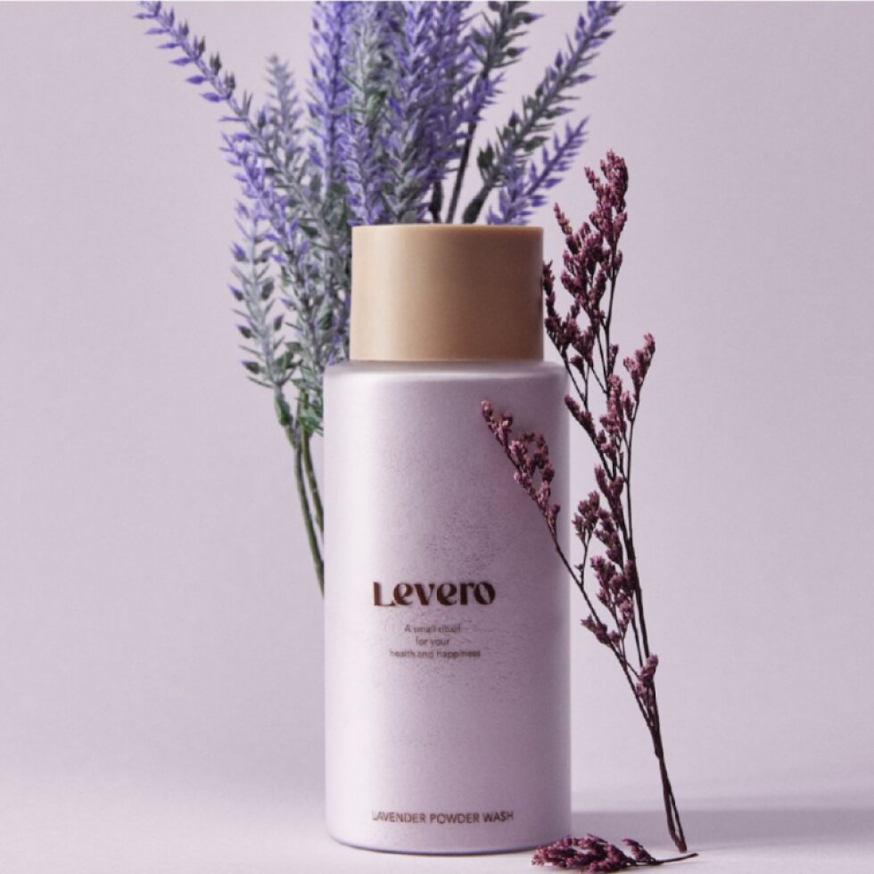 LEVERO - Power Wash Lavender - Levandulový čisticí pudr - 200 g