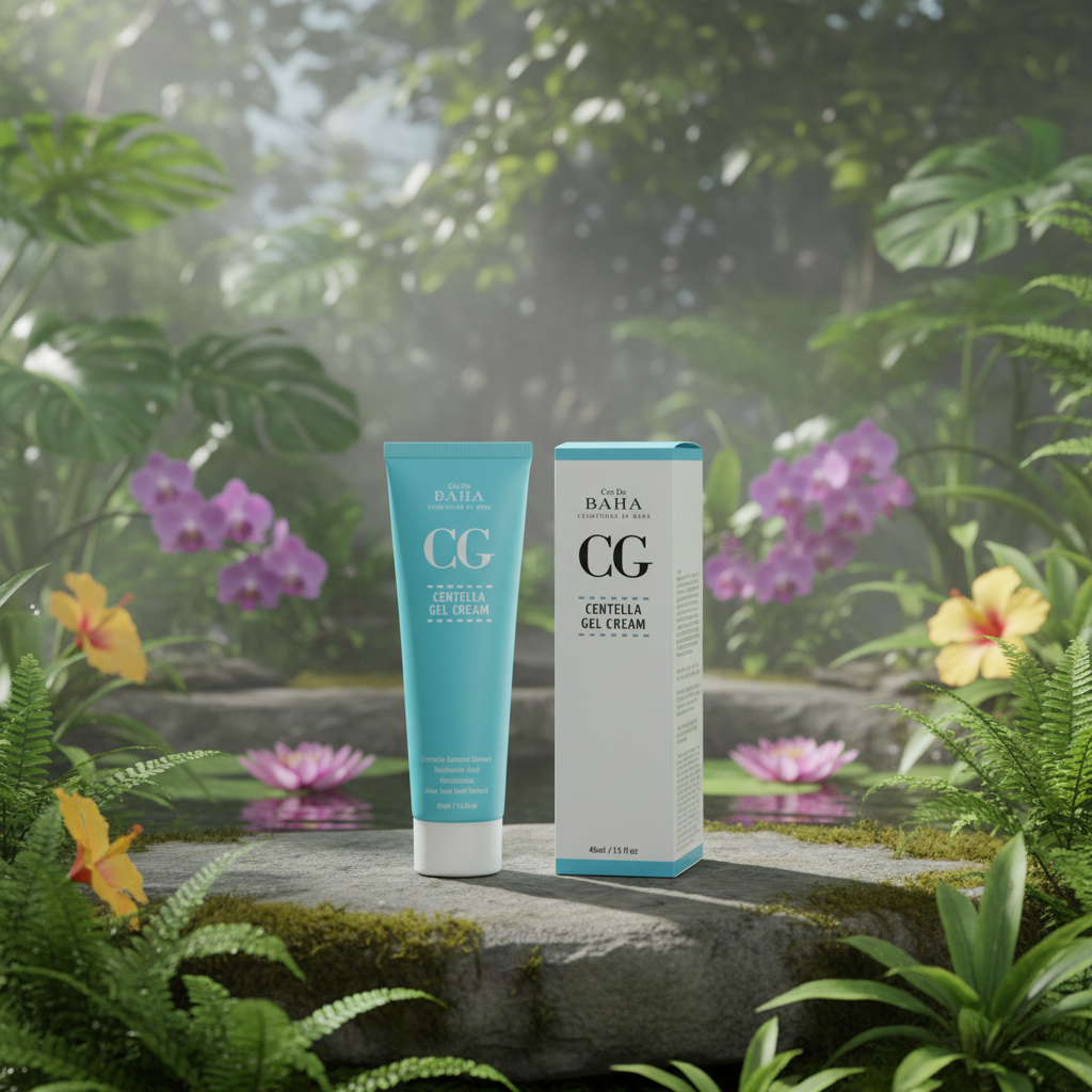 COS DE BAHA - Centella Gel Cream - Gelový krém s pupečníkem asijským - 45 ml