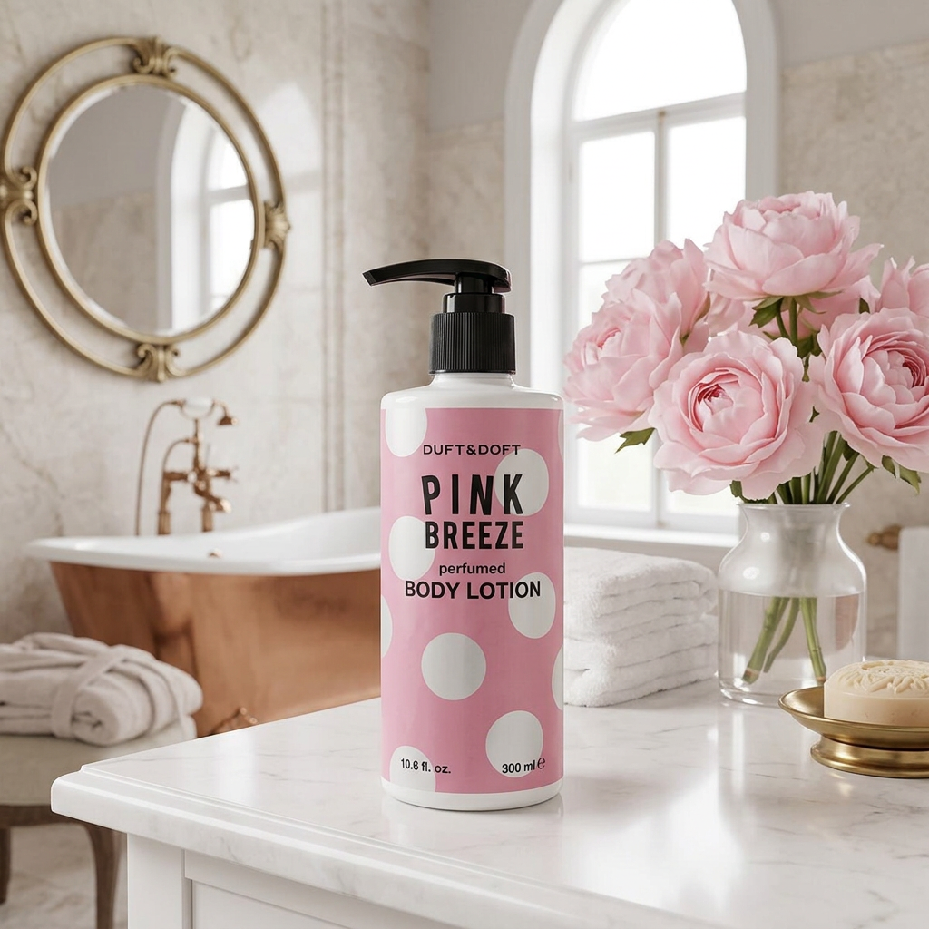 DUFT & DOFT - Pink Breeze Perfumed Body Lotion - Parfémované tělové mléko Pink Breeze - 300 ml