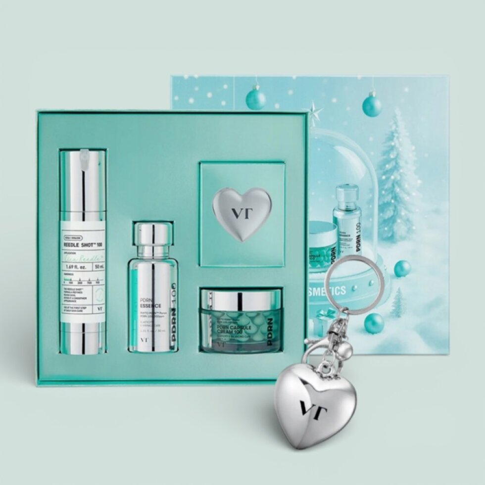 VT - Shining Holiday Set - Sváteční třpytivý set VT s PDRN - 3ks