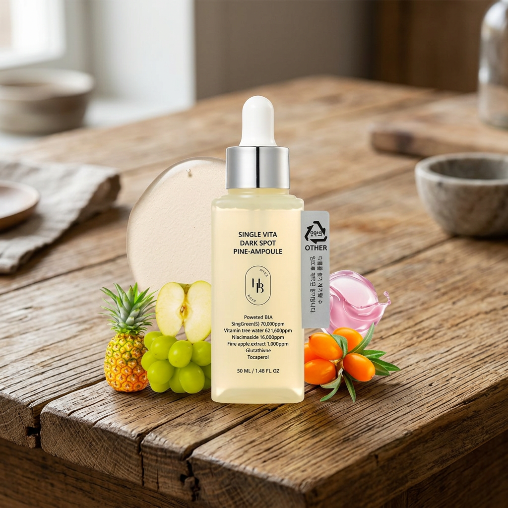 HEVEBLUE - Single Vita Dark Spot Pine-Ampoule - Vitamínová ampule proti tmavým skvrnám s borovicovým extraktem - 50 ml